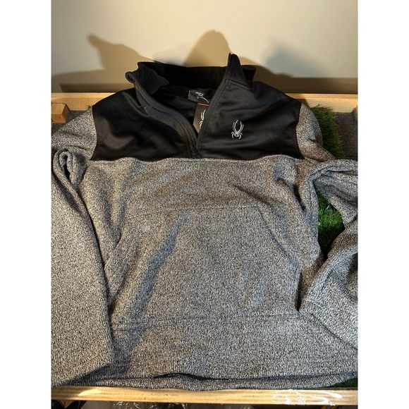 Mens NEW Spyder Jacket Pullover 1/4 Zip Size Large - Picture 3 of 5